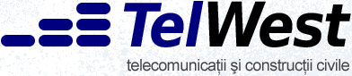 TelWest - telecomunicaţii şi construcţii civile [logo]